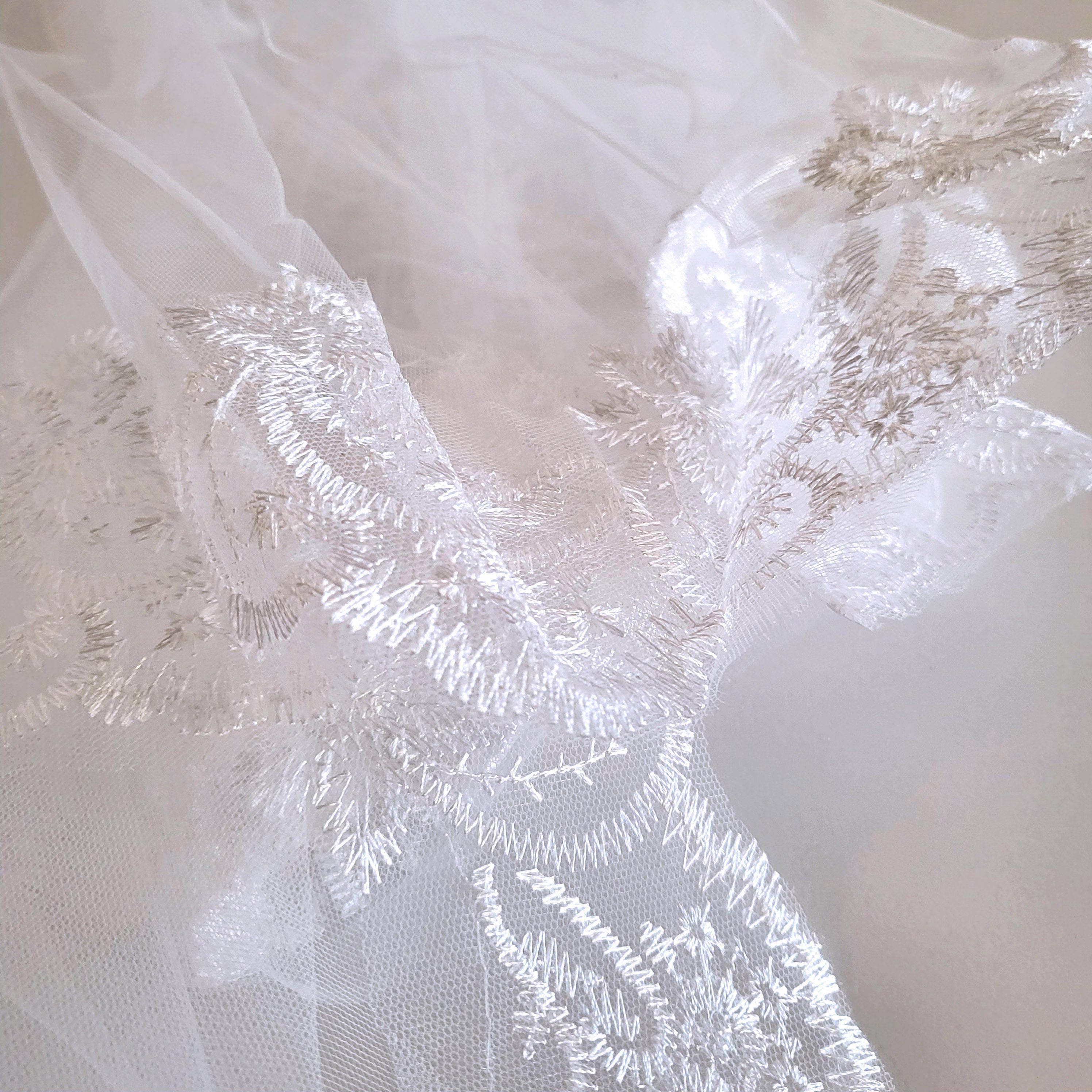 TAPA fashion – Véu - Mulher por atacado – Véu de Noiva WV337-110 (1pc)2