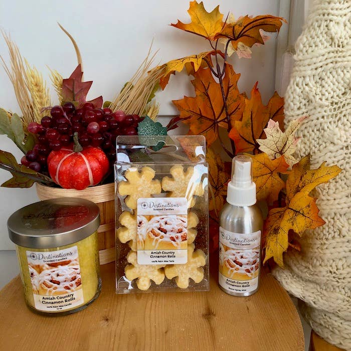 REMOVED BRAND - Wholesale Jar/Filled Candle - 10 oz Amish Country Cinnamon Rolls0