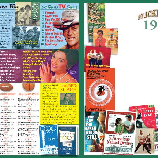 Flickback - Venta al por mayor Tarjetas de cumpleaños - Tarjeta de felicitación con vídeo Flickback de 1958, en DVD, regalo de cumpleaños5