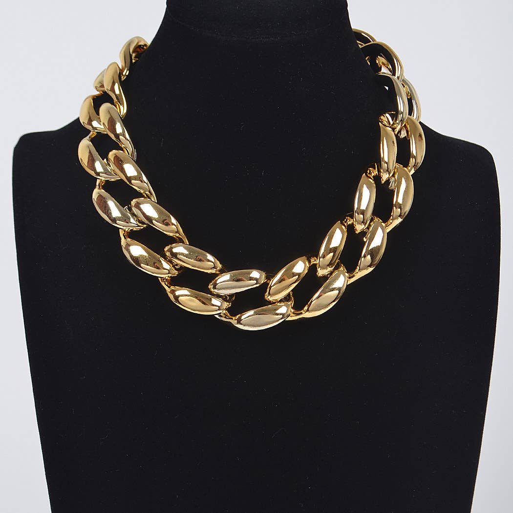 3AM BY H&D ACCESSORIES – Colar de elos e correntes por atacado – Colar de corrente CCB de grandes dimensões1