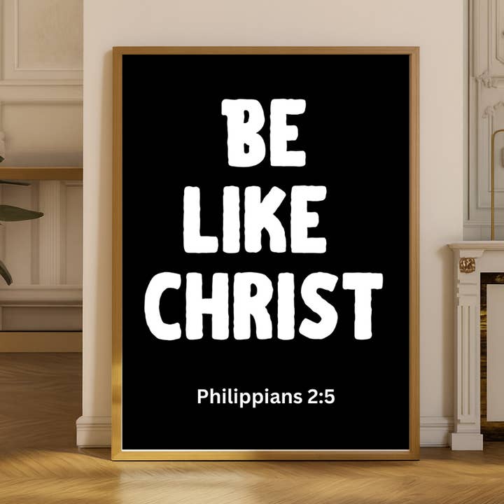 Be Like Christ Christian Print for wholesale by Evertrue Prints