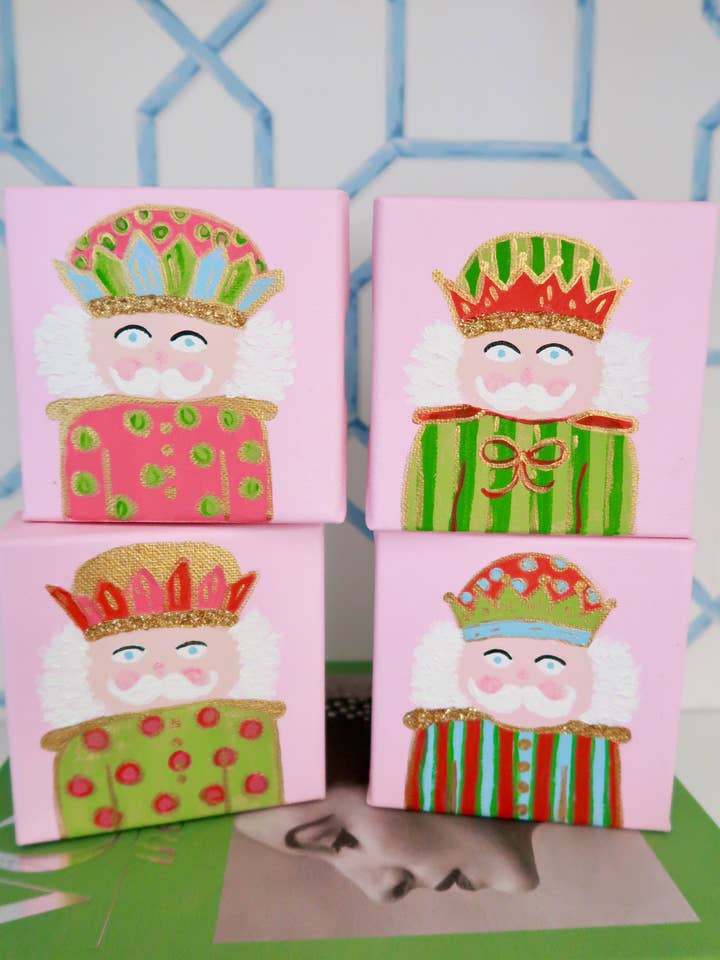jolly nutcracker canvas for wholesale by millie b & co