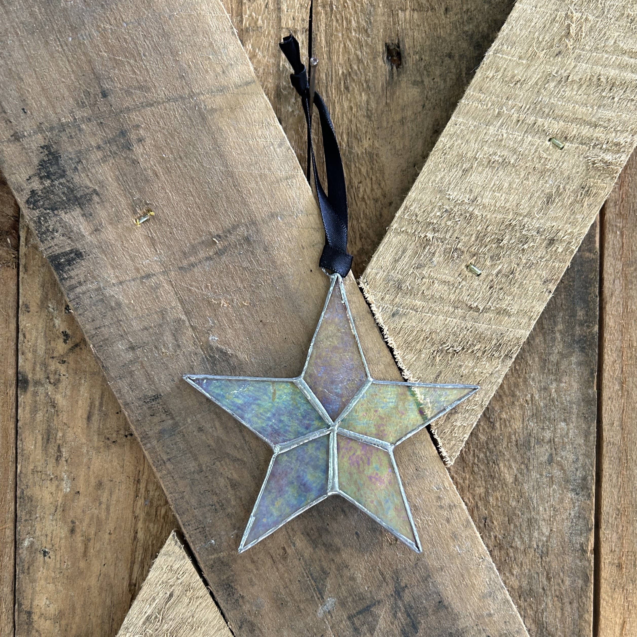 The Grandparent Gift Co. Inc. - Vente Objets de décoration - Goodness Star - Étoile en Vitrail & Sentiment d'Espoir 77155