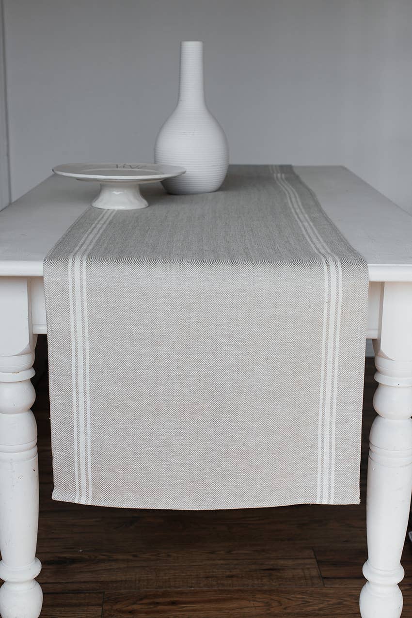Linen Way Inc. - Wholesale Table Runner - Luke Linen Table Runner - Available in 4 Colors2