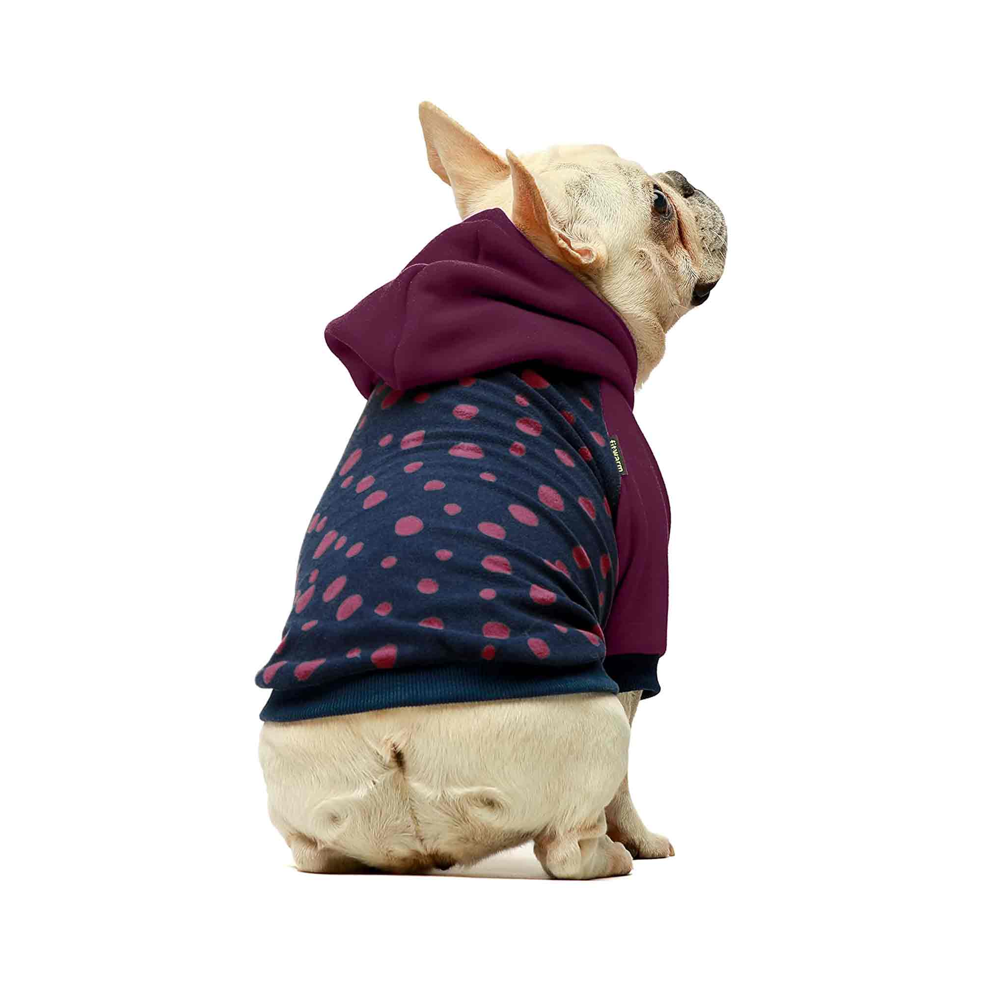 Fitwarm – wholesale Pet hoodie – Dog – Polka Dot Hoodie6