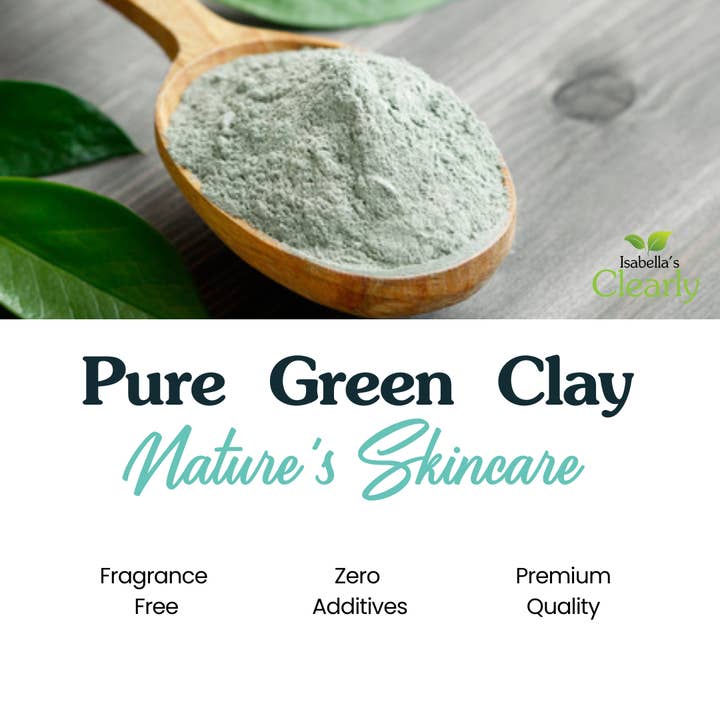 Isabella's Clearly – wholesale Skincare face mask – CLAY, French Green Clay Powder for Face Mask