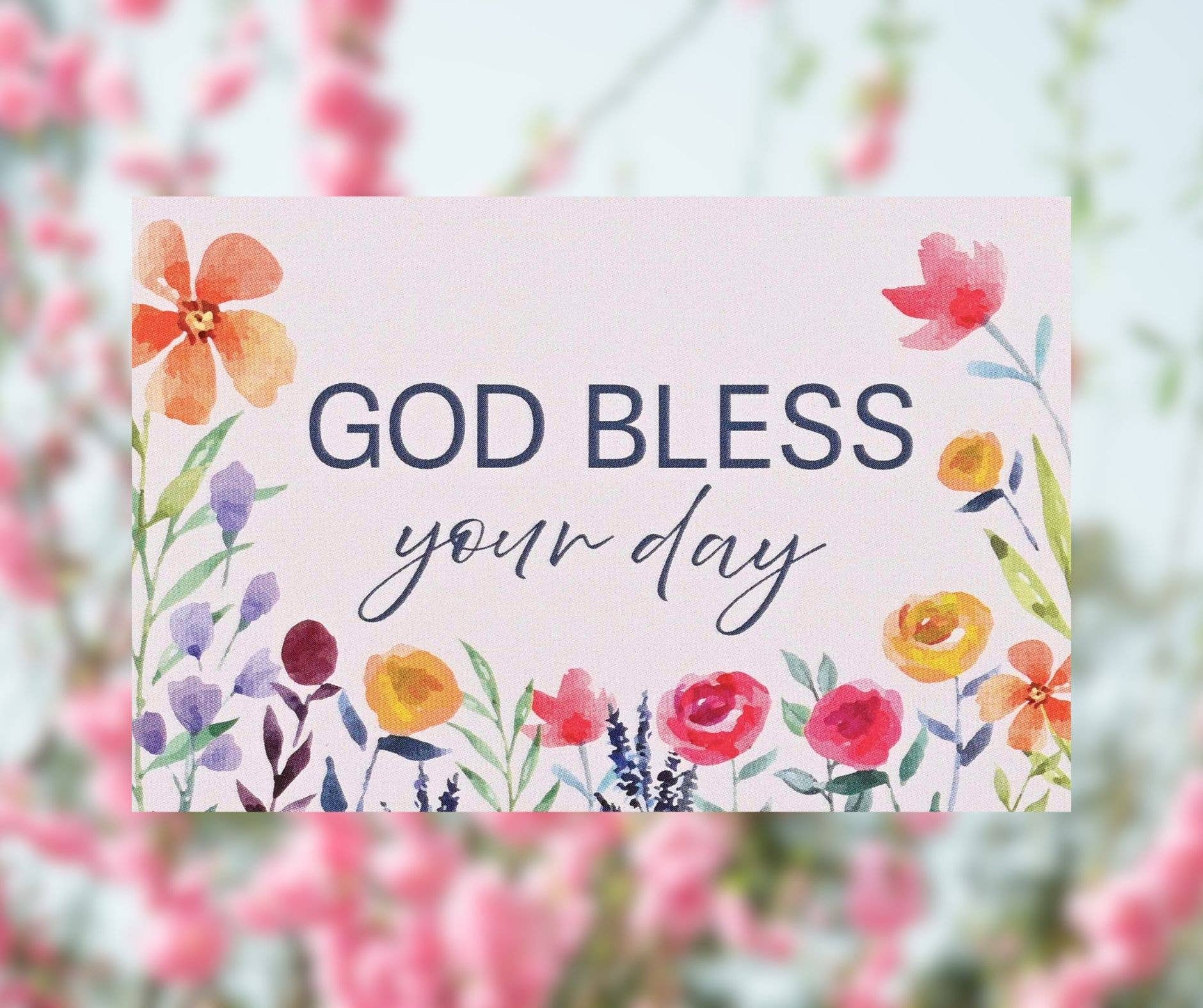 Dicksons - Wholesale Bladwijzer - Itty Bitty Kaart God Zegene Uw Dag2