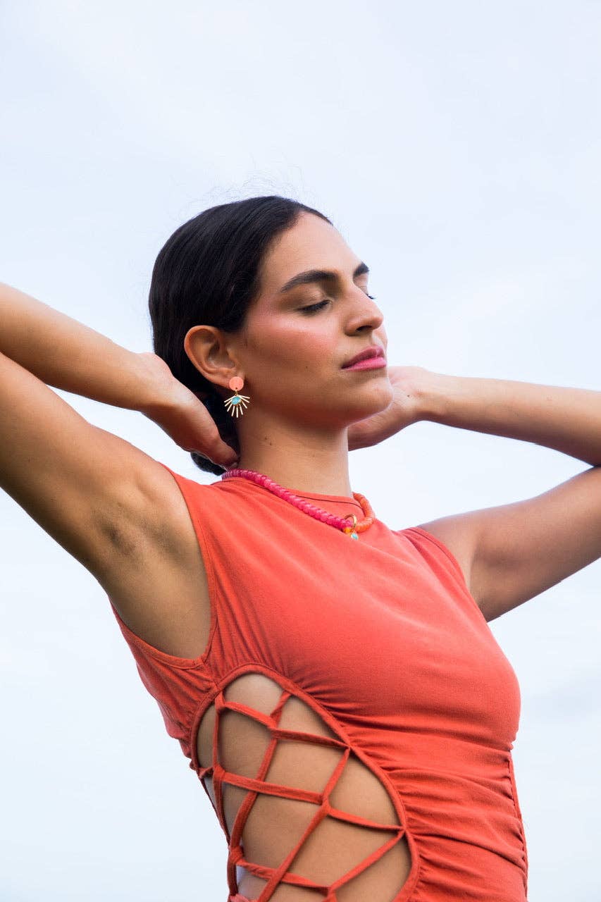 Tribe + Temple – wholesale Dangle earrings – Summer Pop Dangle Earrings1