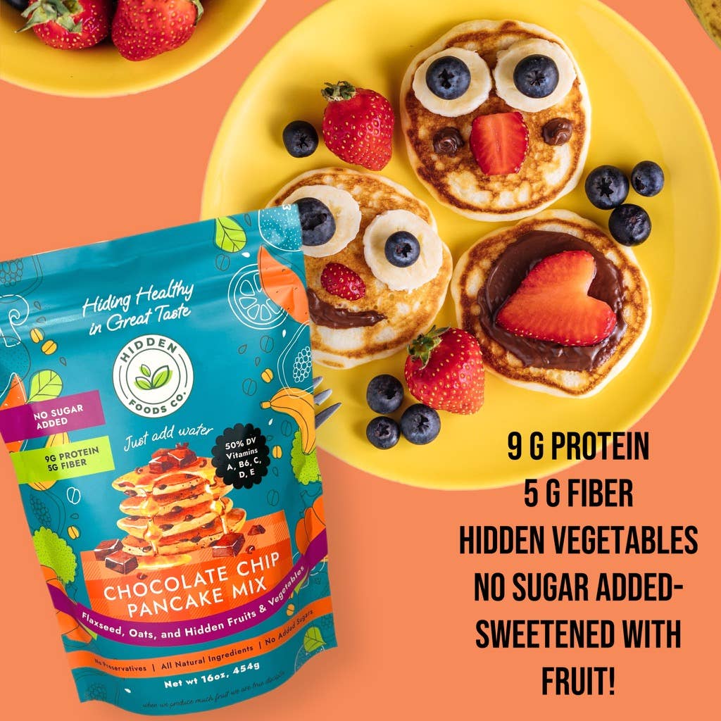Hidden Foods Co - Wholesale Pancake Mix - Hidden Foods Chocolate Chip Pancake Mix1