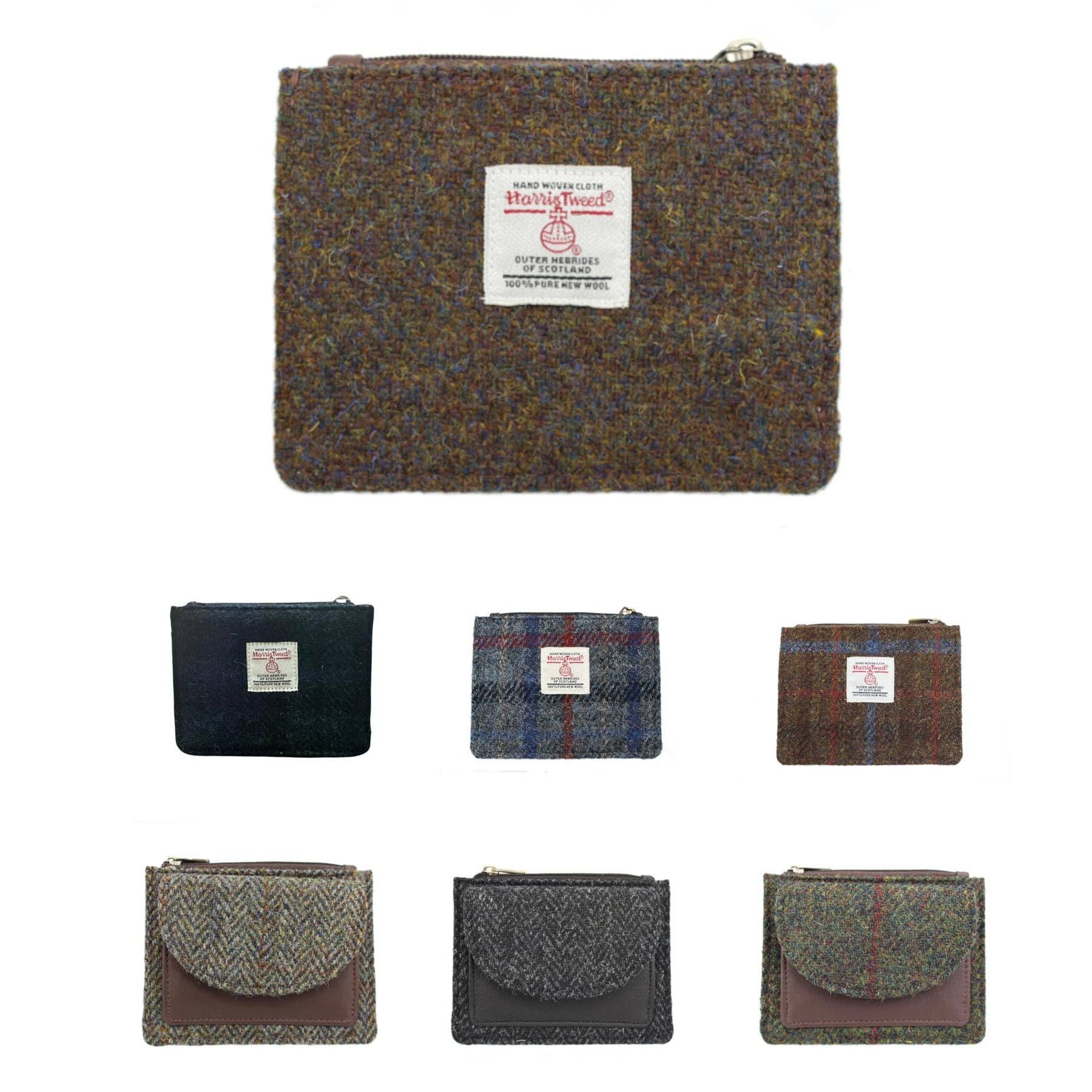 Heather Hats & Accessories - Wholesale Wallet - Women's - Rory Harris Tweed Coin Card Wallet ZB0866