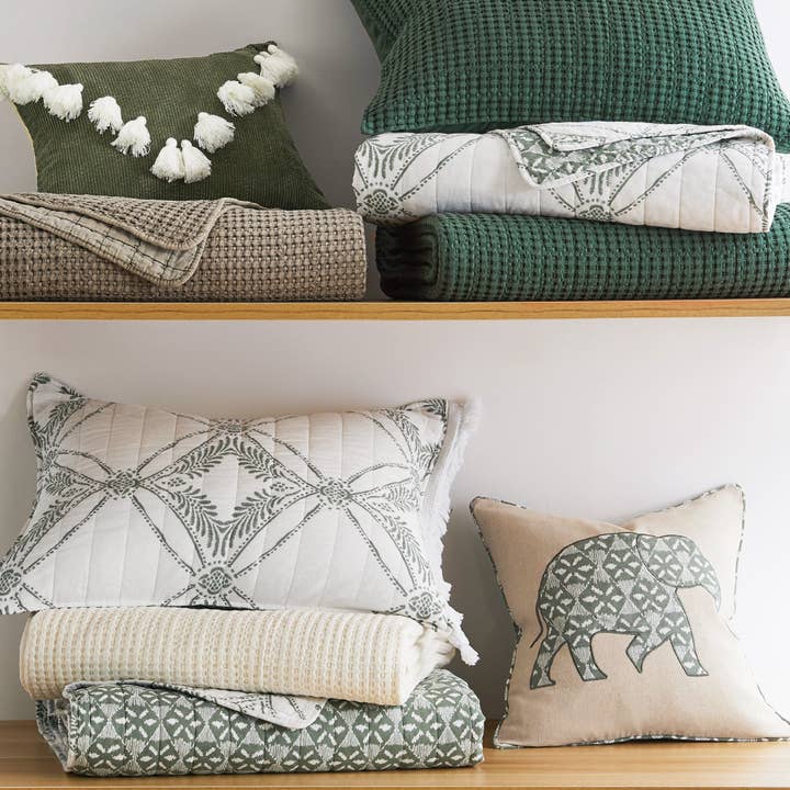 Levtex Home - Wholesale Bedding Set - Kemala Sage Quilt Set5