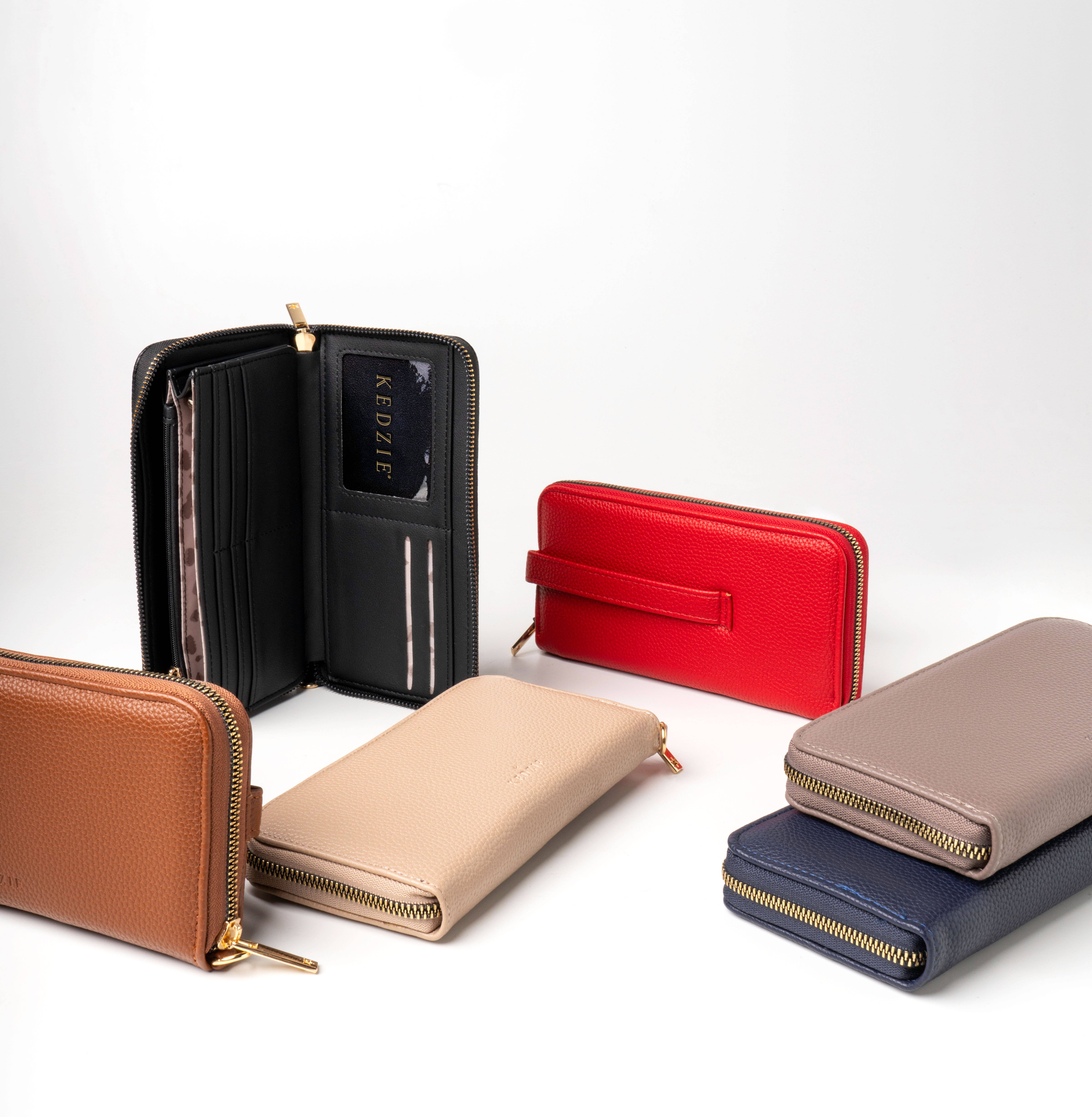 DM Merchandising – wholesale Kuvertväska - Dam – Kedzie Eclipse Zip-Around Clutch Öppet lager5