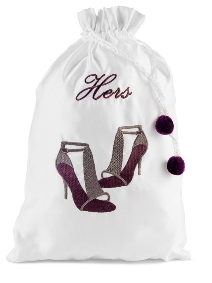 Hers Dressy Shoe Bag for wholesale by Zazendi