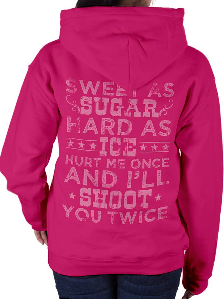 Country Girl® Hoodie für Damen Country Girl® Shoot Twice für den Großhandel von Country Girl Store