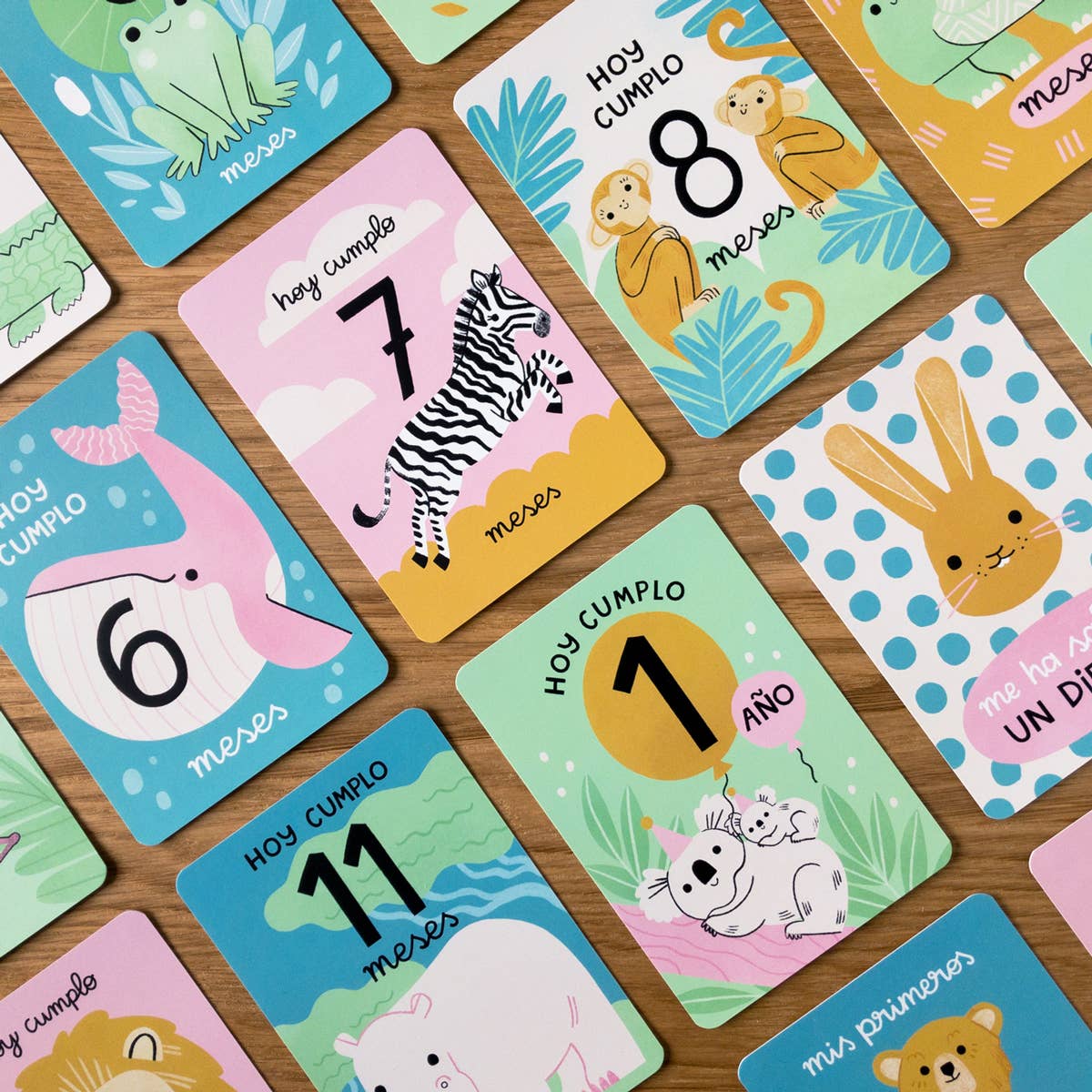 Natàlia Juan Abelló - Wholesale Milestone Art/Keepsake - Kids & Baby - Targetas Milestone para Bebés (Spanish)2