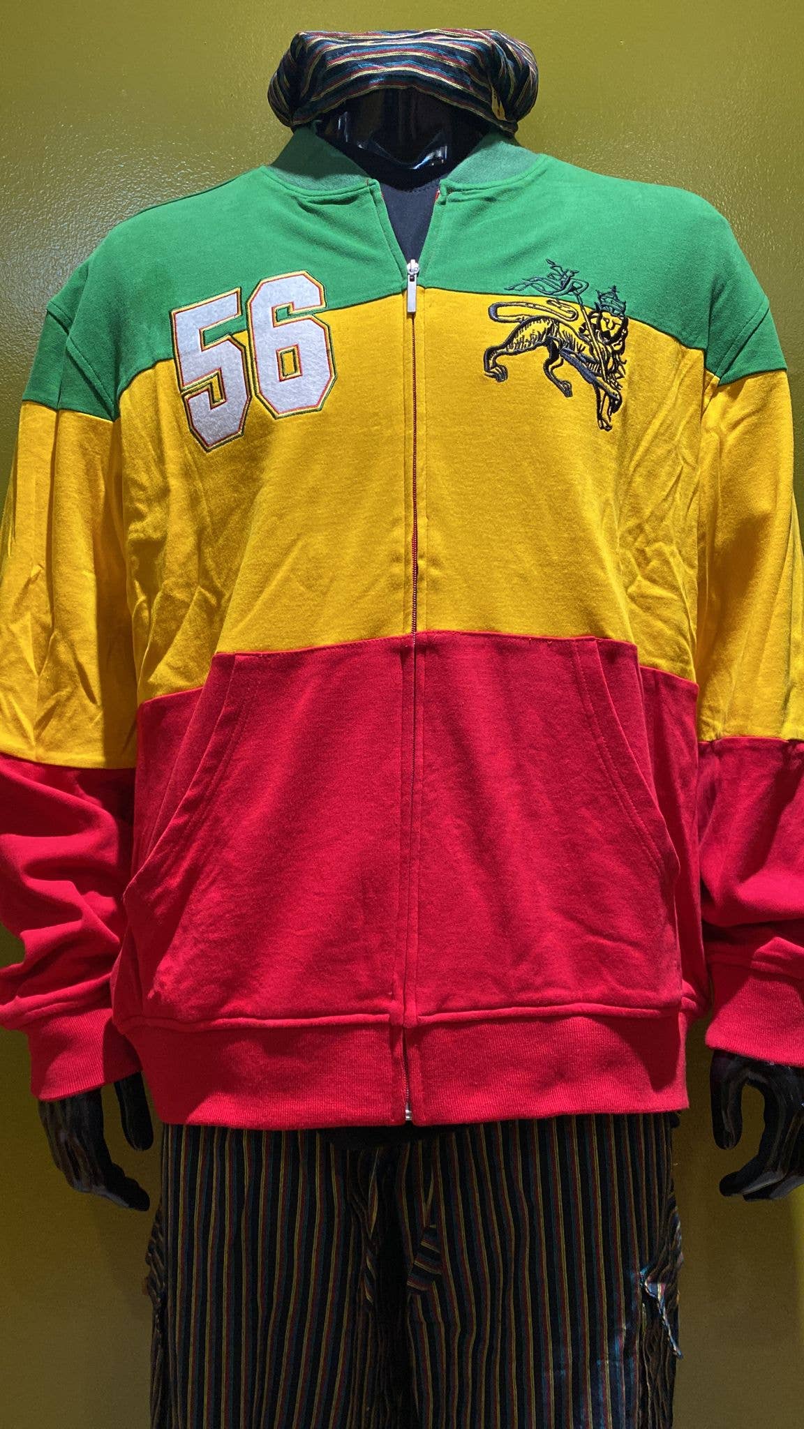 Katmandu Trading Co. – wholesale Jacket – Unisex – Rasta Jacket - Bob Marley Lion Of Judah2