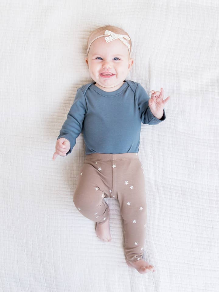 Colored Organics - Wholesale Bodysuit (Non-Footed) - Baby - Organic Baby Long Sleeve Classic Bodysuit - Harbor