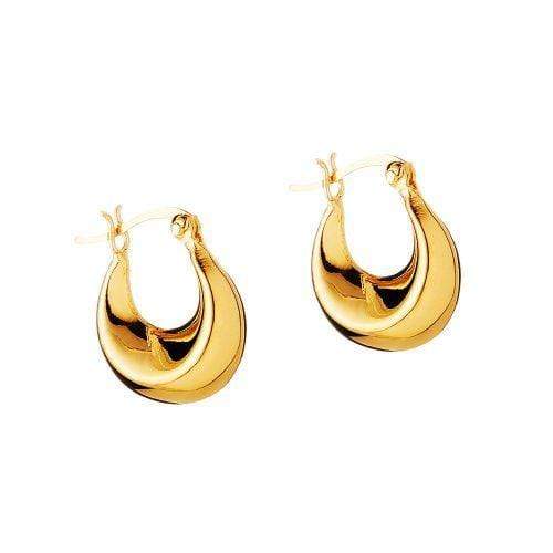 Juulry - Wholesale Hoop Earrings - Small Silver Indian Hoop Earrings