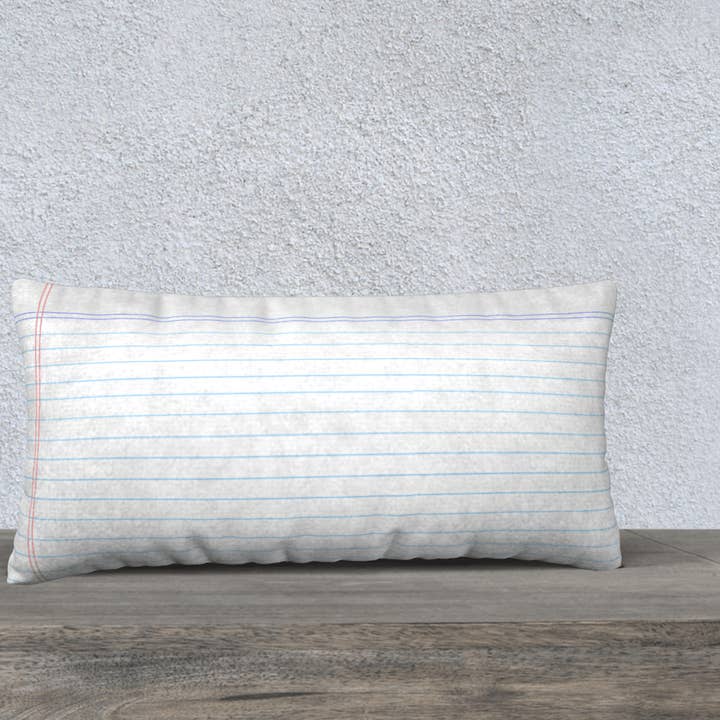 Throw Pillow Cover | 24 x 12 | Loose Leaf for wholesale by Creative Artifacts HQ