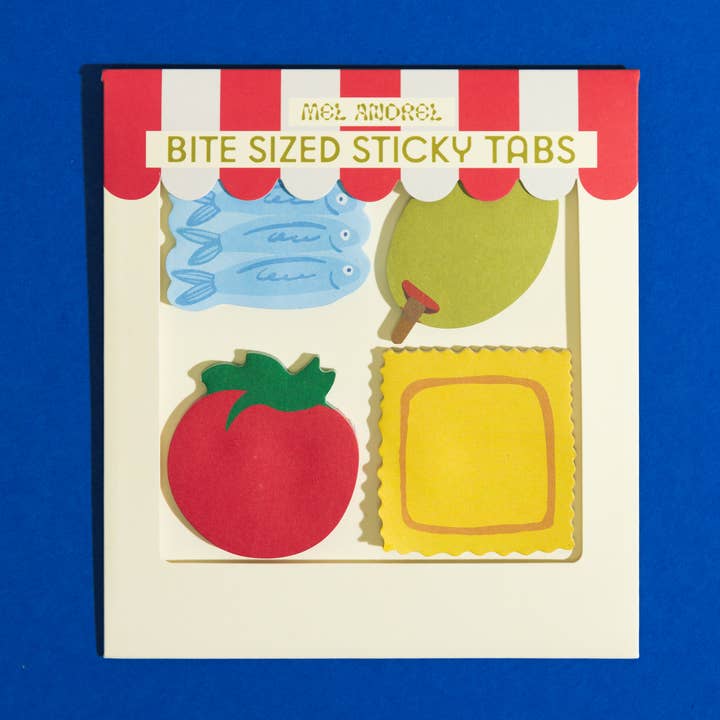 Bite Sized Mini Sticky Tabs for wholesale by Mel Andrel