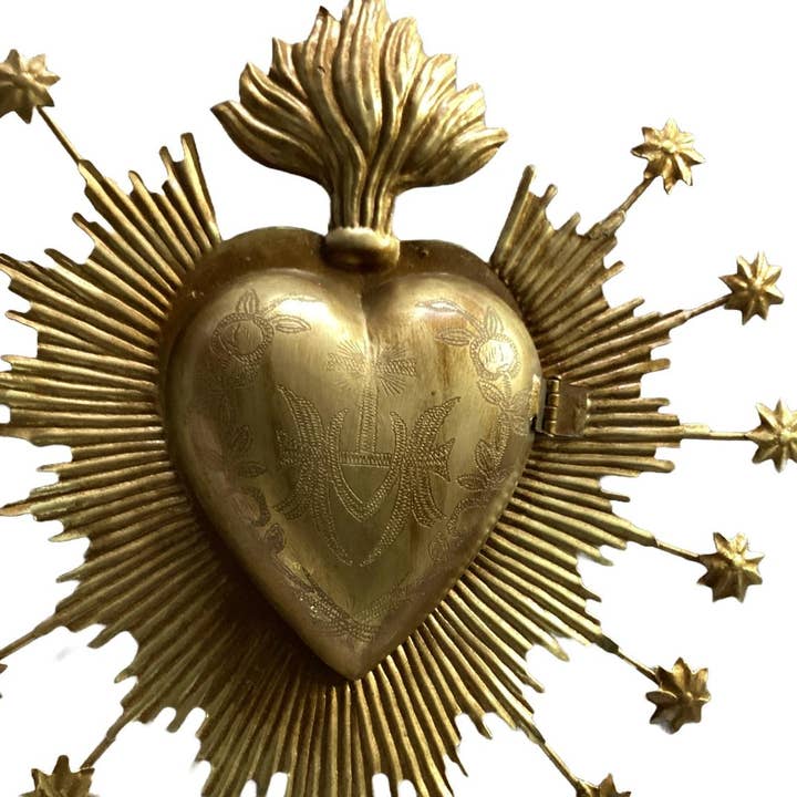 Lila Rasa - Wholesale Ornament - EX-VOTO Heart with star 2