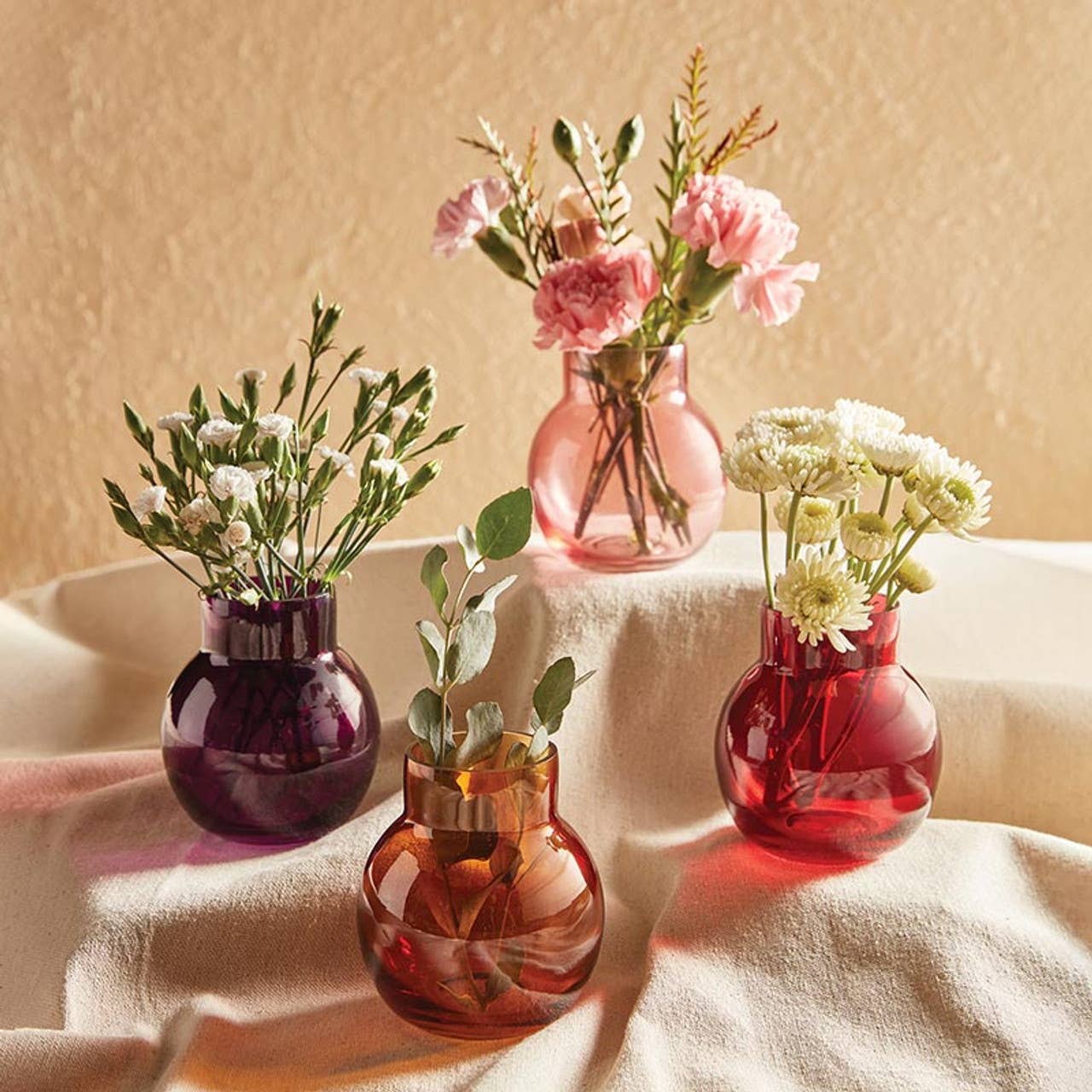 47th & Main (Creative Brands) - Wholesale Vase - Ruby Glass Bud Vase1