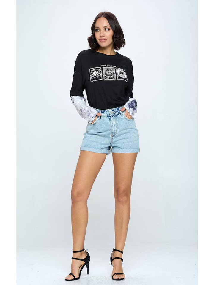 BLUE AGE – Calções – Mulher por atacado – CALÇÕES DE GANGA SÓLIDA STRITCH ALTA5