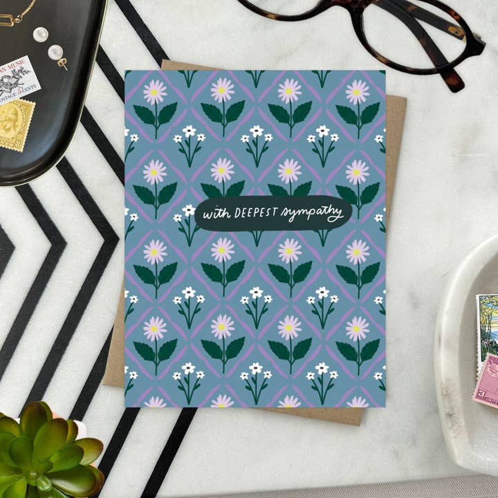 Barone and Co. - Wholesale Sympathy Card - Deepest Sympathy Grid Card5