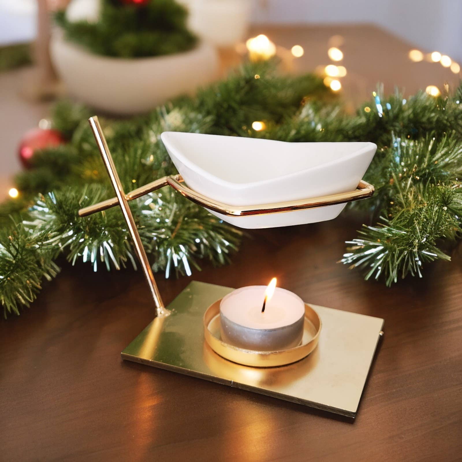 Zen'Arôme – Aquecedor de fragrâncias por atacado – Difusor de Óleo e Queimador de Cera Perfumada de Metal e Cerâmica9