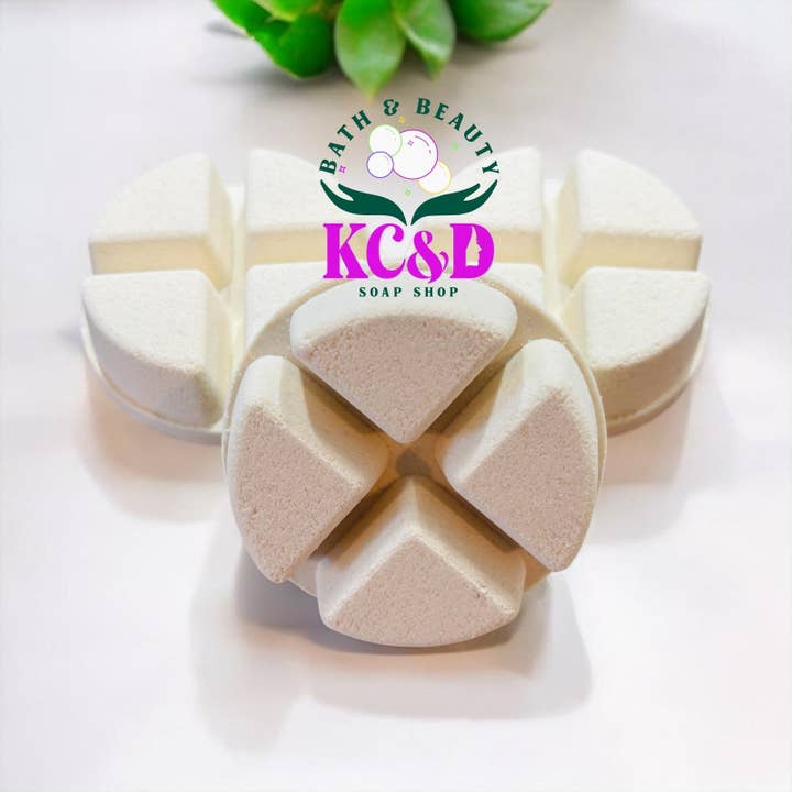 KC&D Soap Shop - Wholesale Shower Steamer/Bomb - Menthol Shower Steamers with Peppermint Essential Oil2