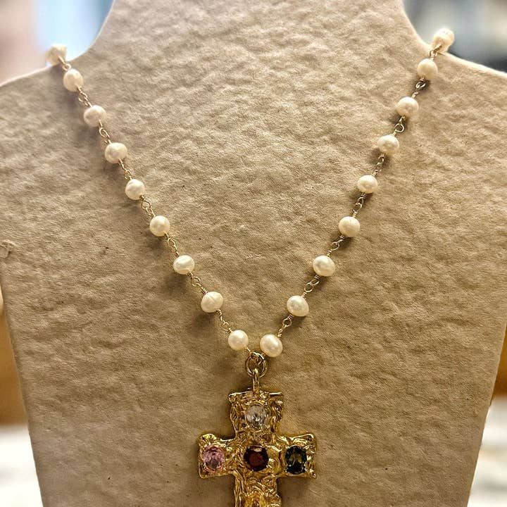 Fascinato - Wholesale Pendant/Charm Necklace - Necklace Palazzo - Pearls2