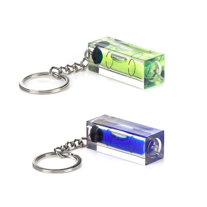 Kikkerland Design Inc - Wholesale Keychain - Unisex - Mini Level Keyring1