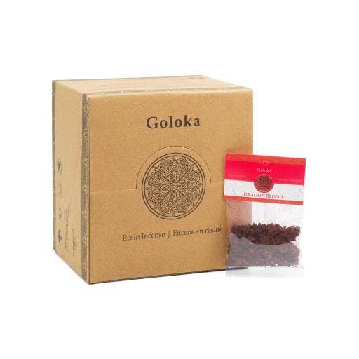 International Gifts Ltd. - Vente Encens - Encens en résine de sang de dragon Goloka 15G-2120