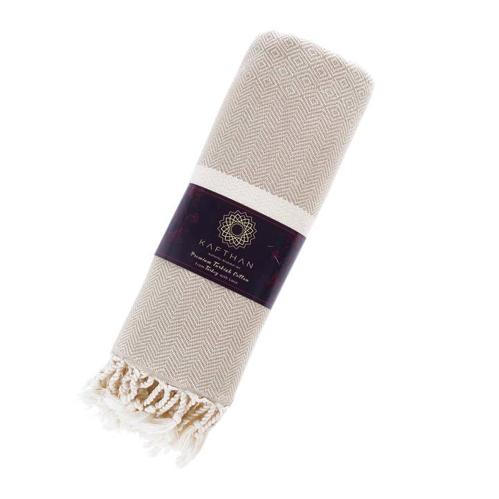 KAFTHAN - Venta al por mayor Toallas de baño - Toalla turca Cross, 100% algodón, para baño y playa, manta