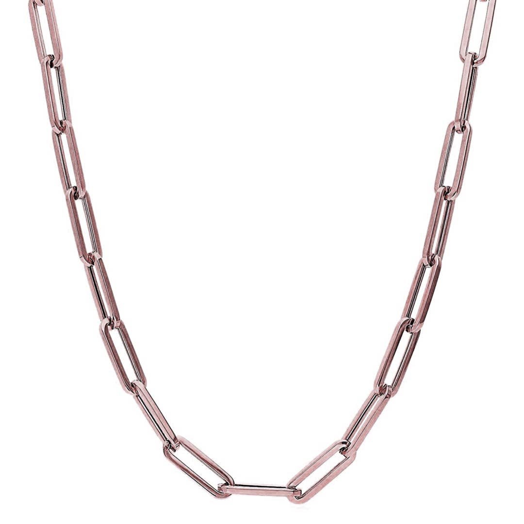KIKICHIC - Wholesale Link & Chain Necklace - Medium Thick Paper Clip Choker Necklace3
