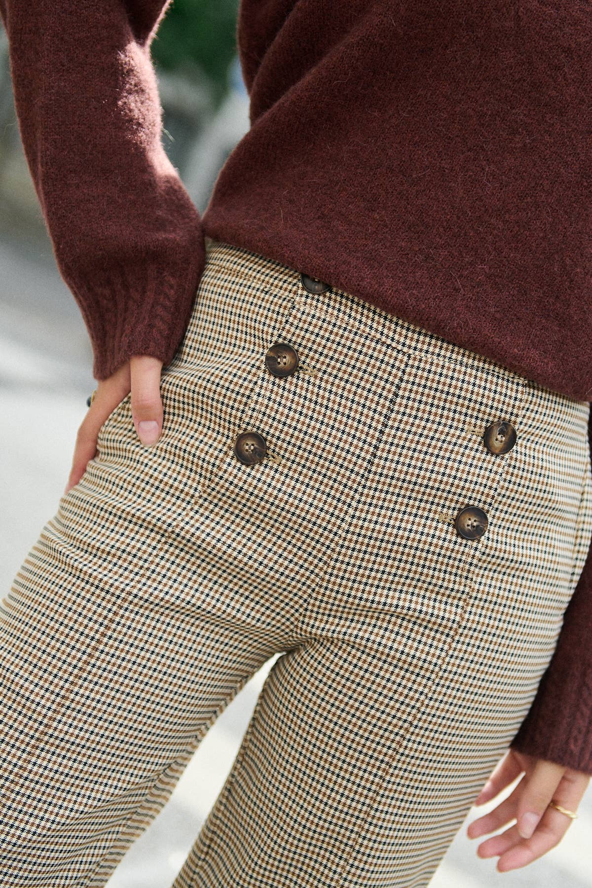 Nathael Paris – wholesale Pullovertröja - Dam – Alpacka- och ulltröja med flätstickning12