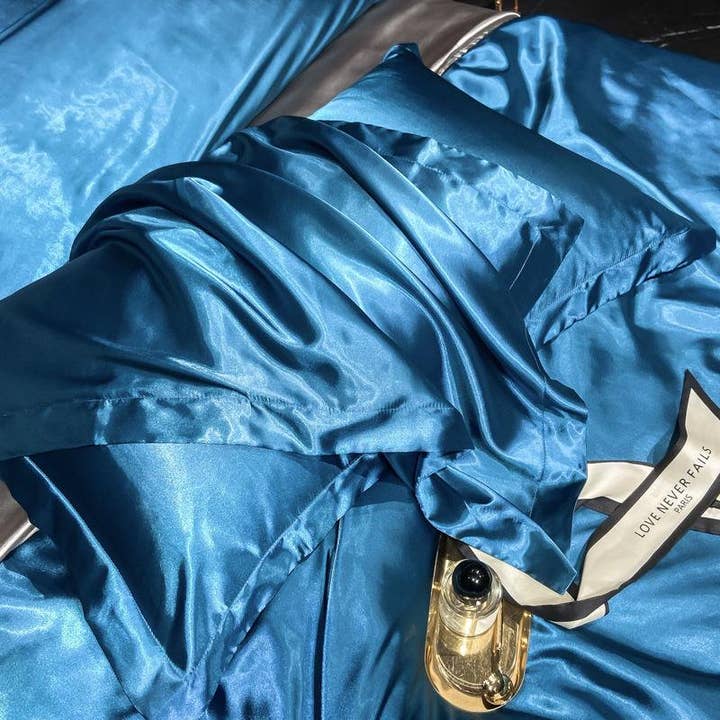 SueSilkHK - Wholesale Hoofdkussenhoes/met rits - Set van 2 satijnen kussenslopen voor haar en huid, 20 x 30 inch (50 x 76 cm), glanzende kussensloop met envelopsluiting, handgemaakte zijden kussensloop, cadeau voor haar18