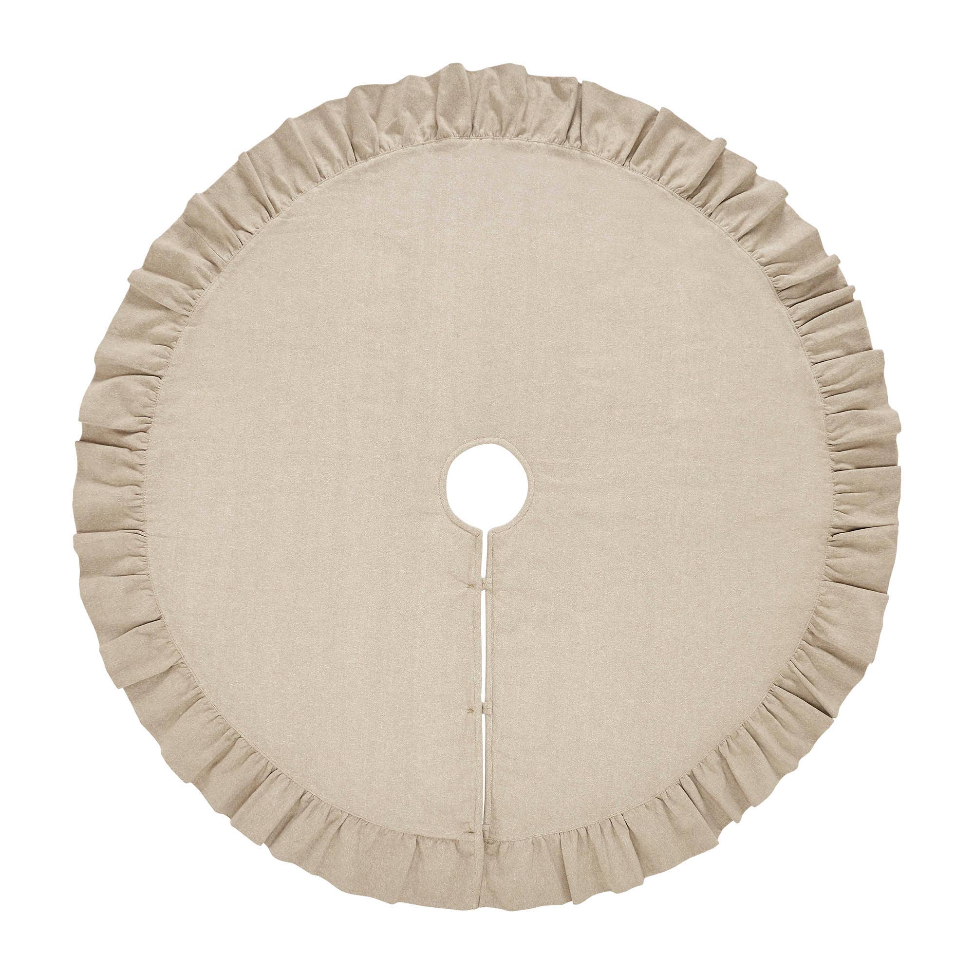 VHC Brands - Vente Jupes de sapin de Noël - Jupe de sapin à rayures Grace Grain Sack 484