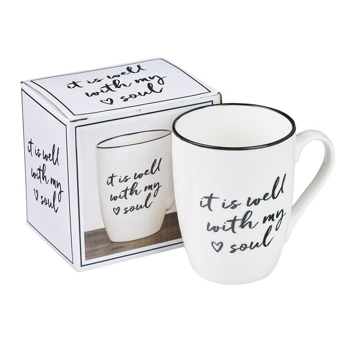 Christian Art Gifts - Wholesale Coffee Mug - Mug White It Is Well1