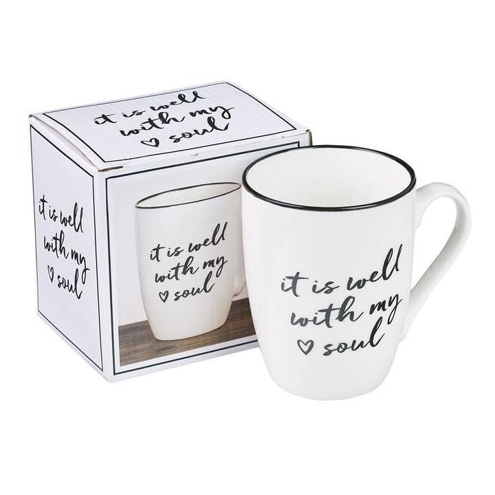 Christian Art Gifts - Wholesale Coffee Mug - Mug White It Is Well1