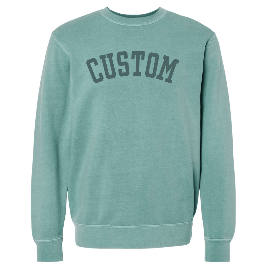 Jupmode - Wholesale Graphic Sweatshirt - Unisex - Custom Puff Print Tone on Tone Sweatshirt12