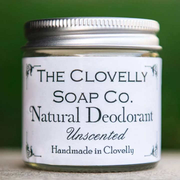 Natuurlijke deodorant ongeparfumeerd voor wholesale door The Clovelly Soap Company