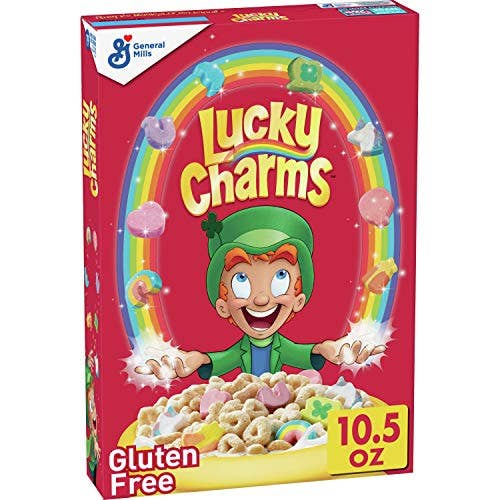 Shop The King - Wholesale Breakfast Cereal - Lucky Charms Charms Cereal 10.5 oz Single Box0