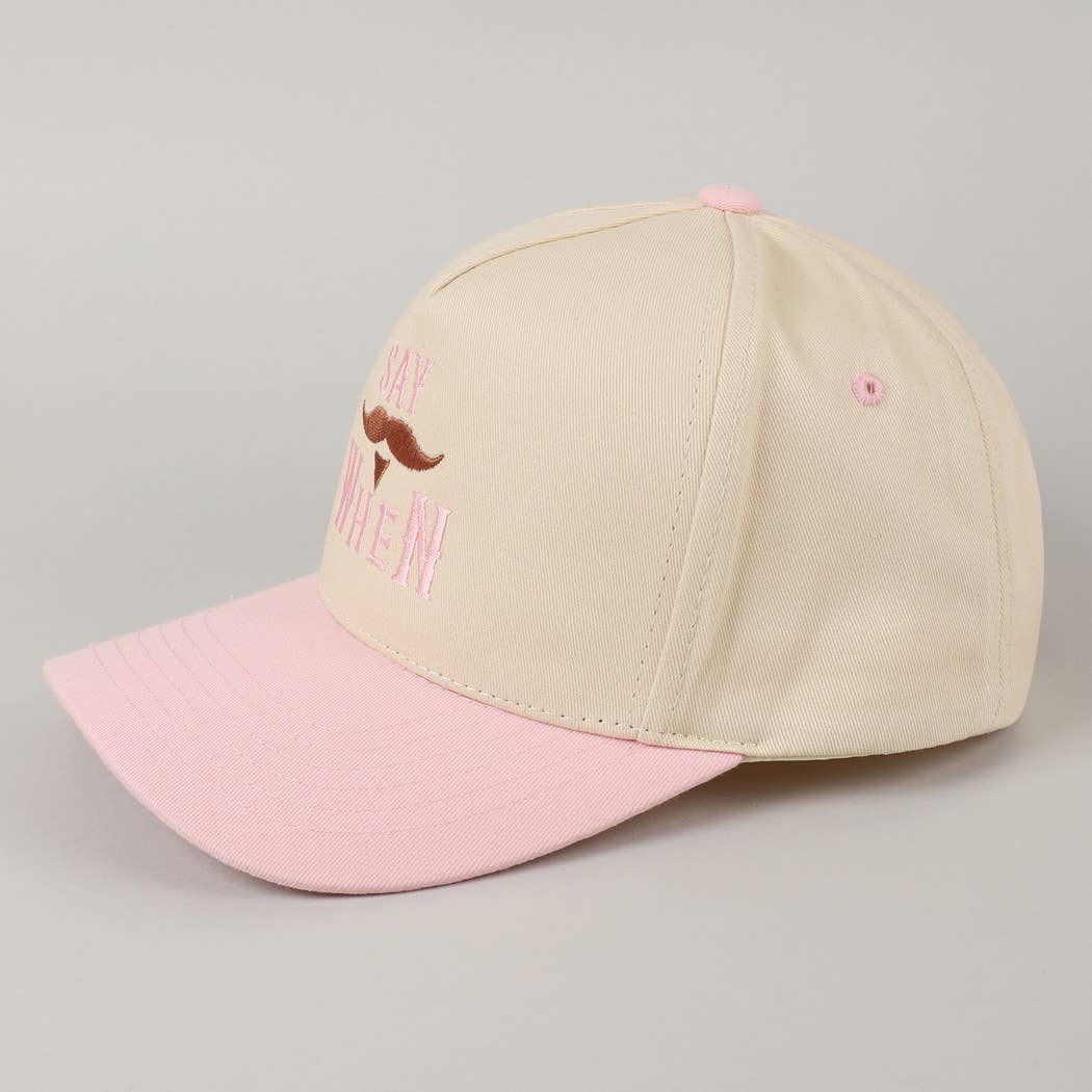 Fashion City - Wholesale Trucker Hat - Unisex - Say When  Mustache Tombstone Two-Tone Trucker Hat10