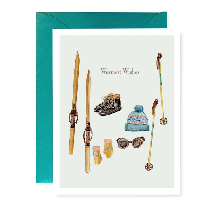 Carte de vœux Winter Gear pour la vente par Lana's Shop