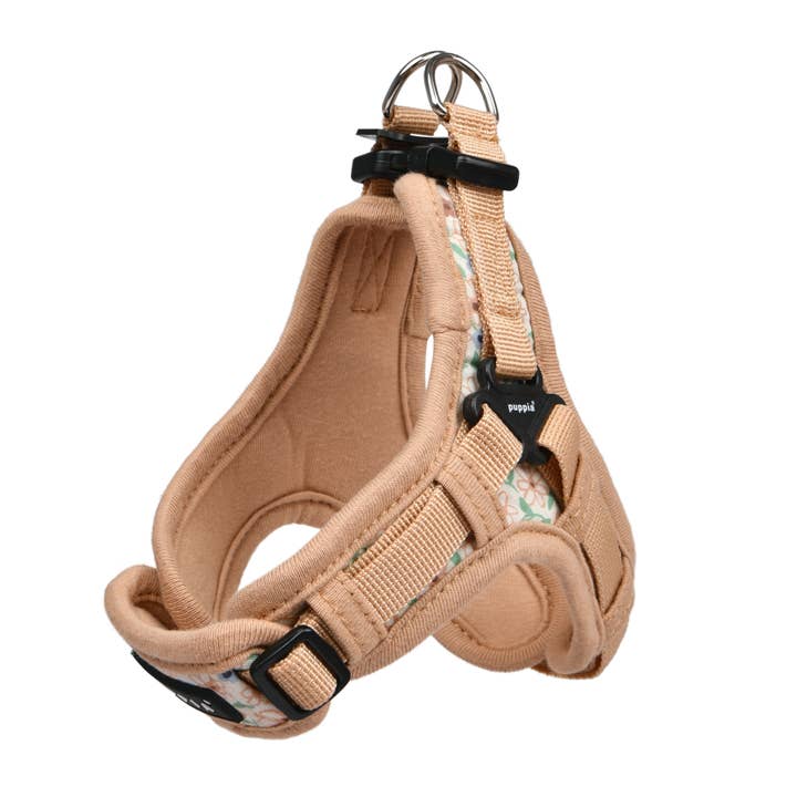 Puppia International Inc. - Wholesale Pet Harness - Dog - LILAC DOG HARNESS X ADJUSTABLE NECK & CHEST FLORAL