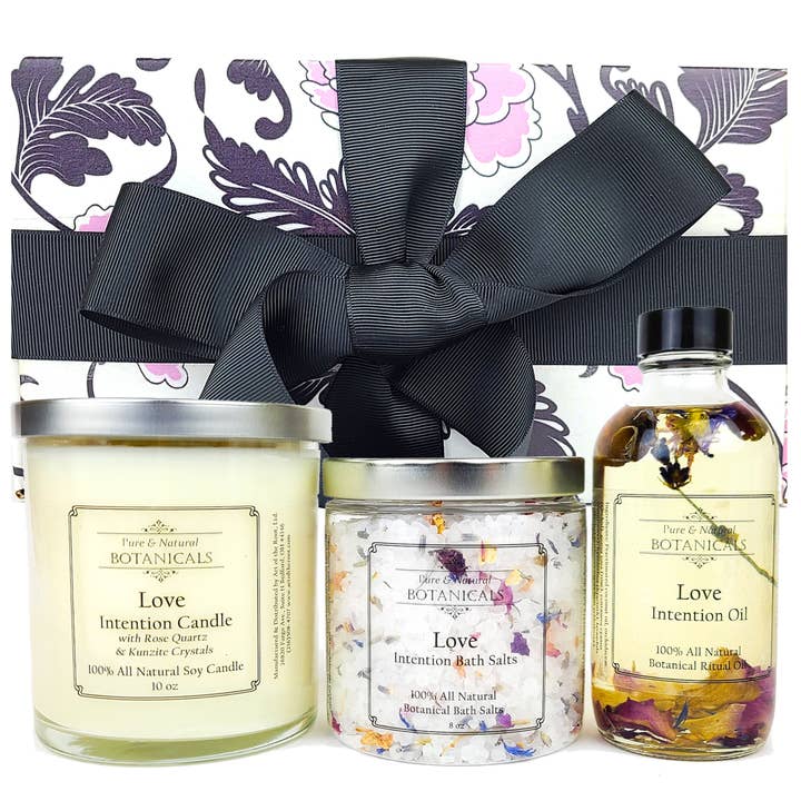 Love Intention Ritual Spa Set 100% All Natural for wholesale by Art of the Root