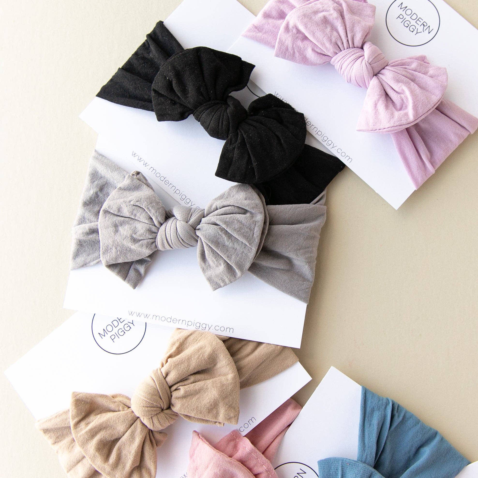 Modern Piggy - Wholesale Hair Bow - Baby - Lavender | Baby Band4