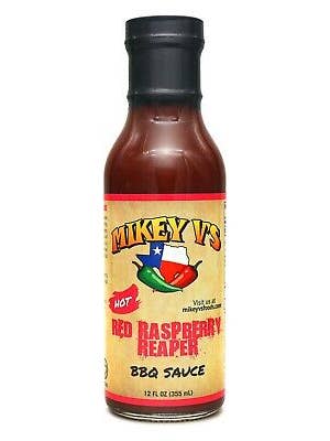 Molho para churrasco Hall of Flame Red Raspberry Reaper por atacado de Mikey V's Foods