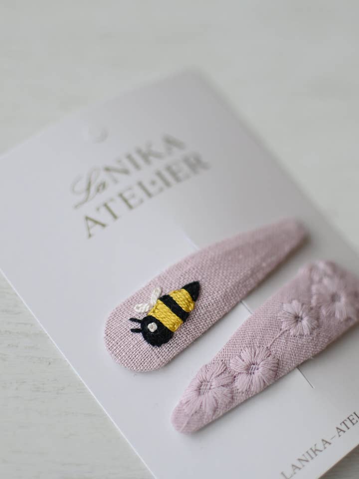 Hair clips: bees for wholesale by Lanika Atelier, Nika Korošec s.p.